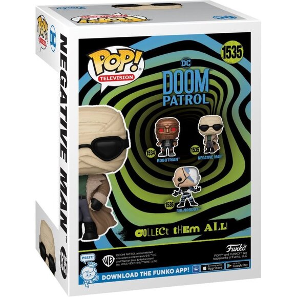 Doom Patrol Negative Man Funko Pop! Vinyl Figure #1535 - Picture 4 of 4
